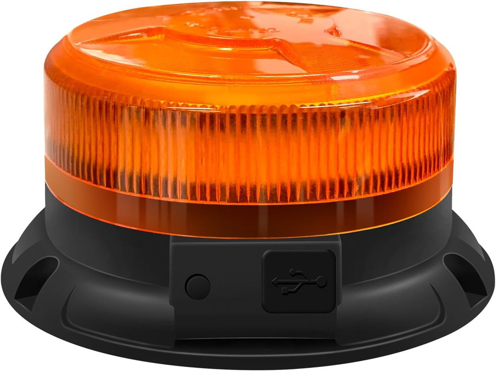 Magnetic Wireless Strobe Light, Waterproof Rechargeable LED Beacon Lights for Tr