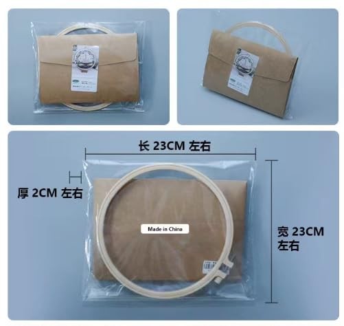 Embroidery Starter Kits with Christmas Tree Pattern and Instructions, Onesize