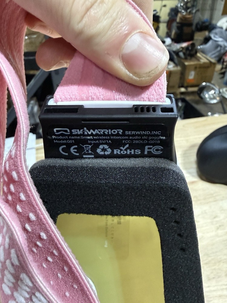 Ski Warrior Smart Wireless Intercom Audio Ski Goggles G01