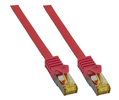 Patch Cable Cat.7 Plug RJ45 6A S/FTP LSZH 5m Red