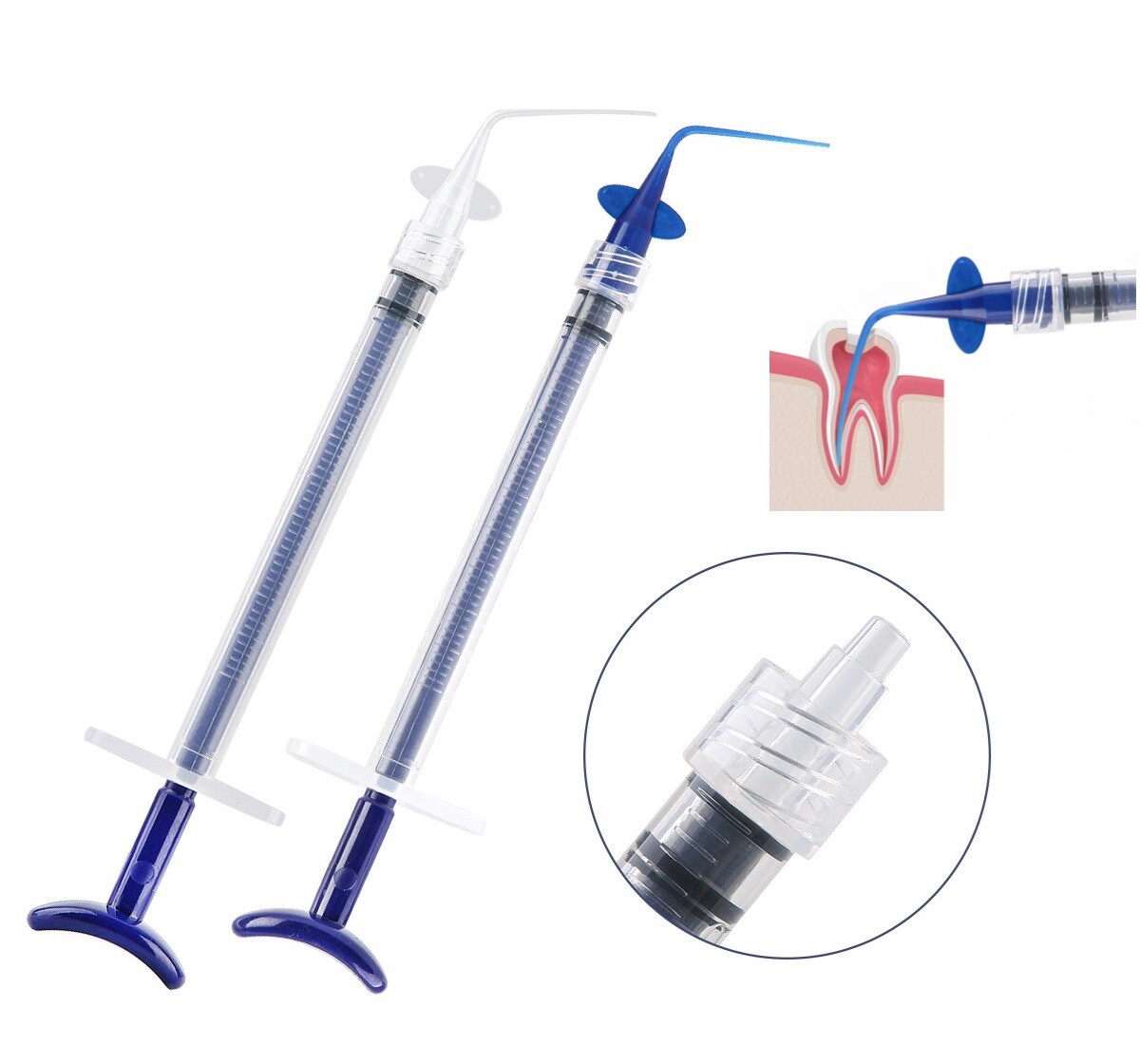 Dental Root Canal Endo Irrigation tip Prebent Syringe Tips Needle 0.25/0.35mm