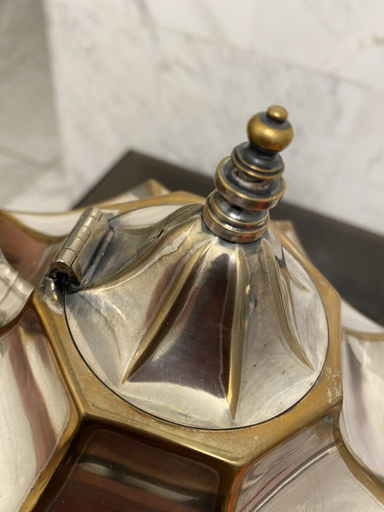 BSCEP Art Deco Silverplate Tea Pot Set of 4 Monogrammed