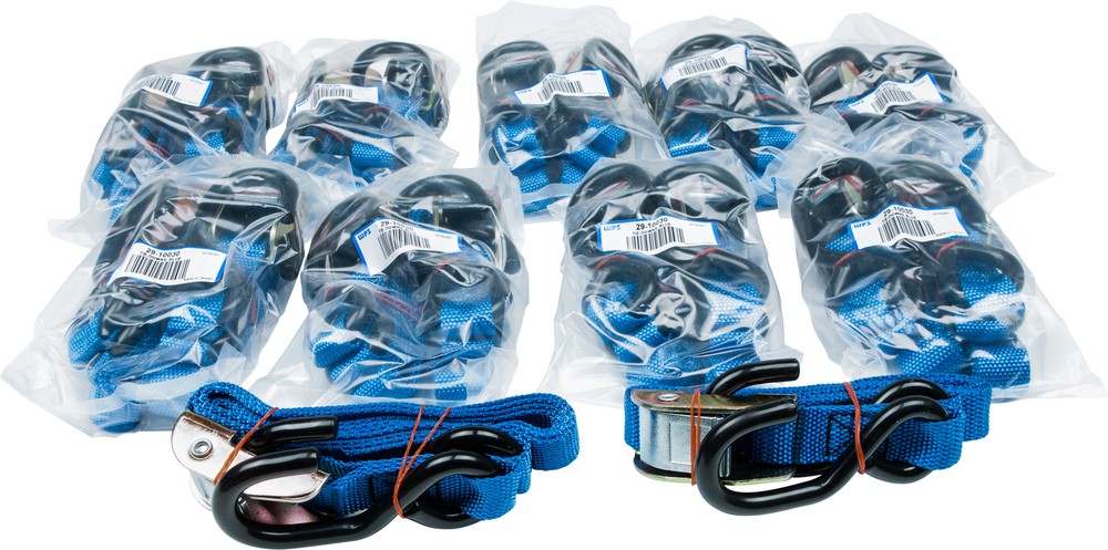 FIRE POWER 1" Tie Down Blue 10/Pairs 21263BULK