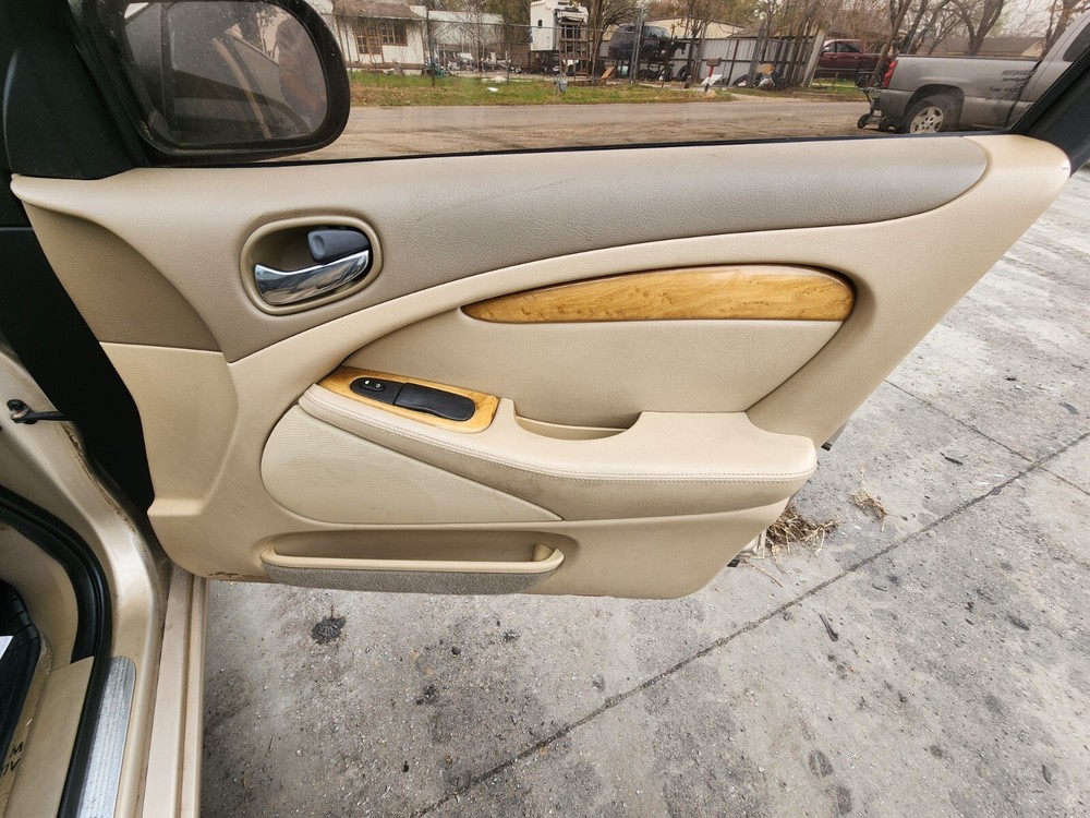 1999 2000 01 2002 JAGUAR S-TYPE RIGHT FRONT INTERIOR DOOR PANEL TAN SDZ