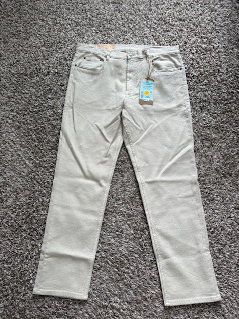 Faherty stretch terry pants 34x30 NWT $198 stone
