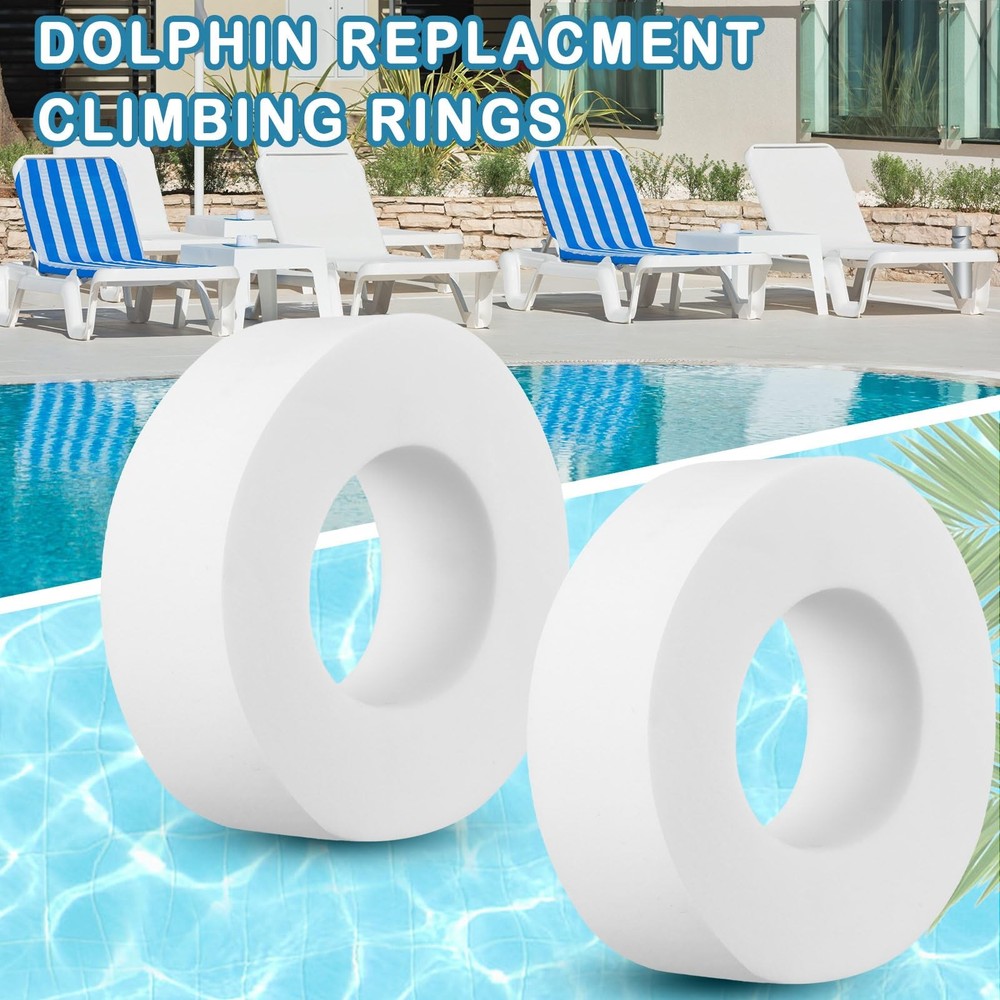 8 Pcs Climbing Rings Replacement Compatible with Maytronics Dolphin Part Robotic