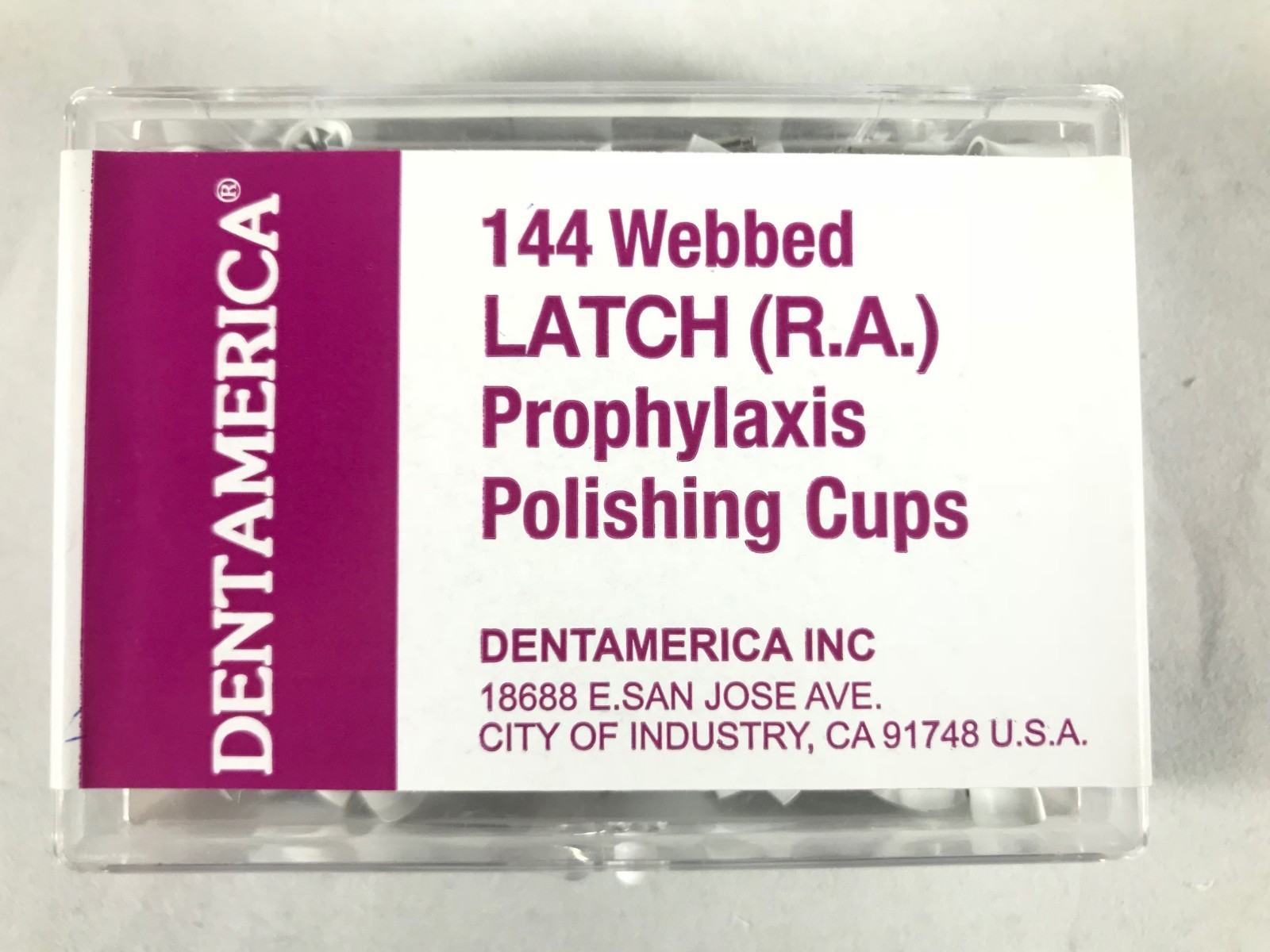 Dentamerica Dental Prophy Prophylaxis Polishing Cups Webbed Pcs
