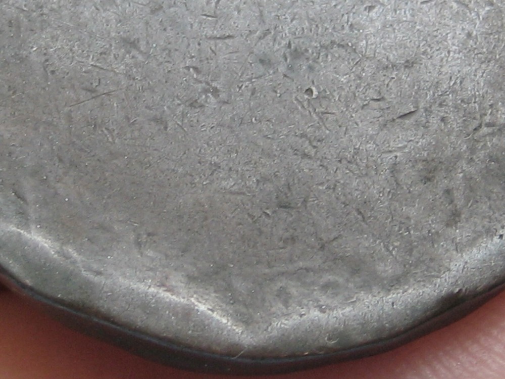 1796 Draped Bust Large Cent Penny- Spooned