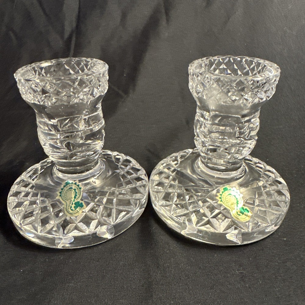 WATERFORD CRYSTAL Candlestick Holders