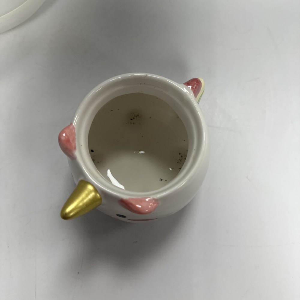 Elodie Unicorn Diffuser aromatherapy Smoko Lights Change Colors & Mini Planter