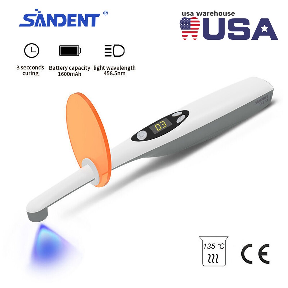 Dental Curing light LED Resin Cure Lamp Style 3 Second Curing Light USPS