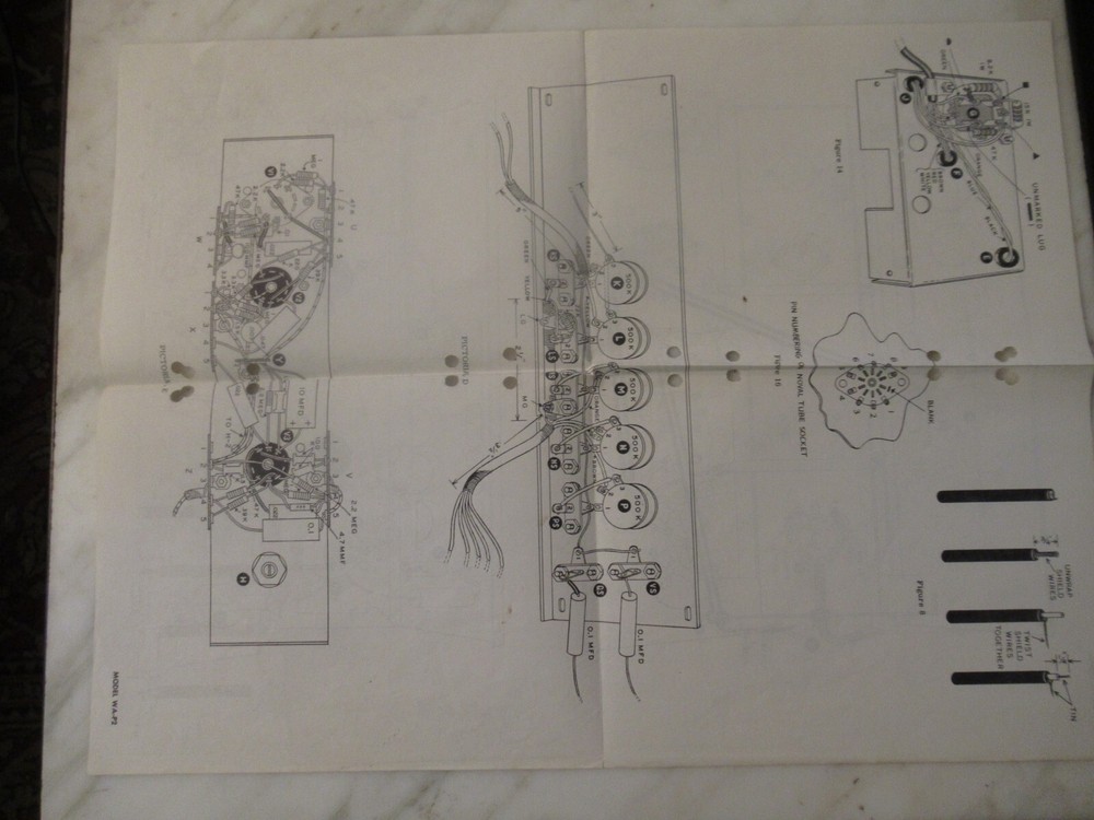 HEATHKIT MODEL WA-P2 PREAMPLIFIER MANUAL - ORIGINAL