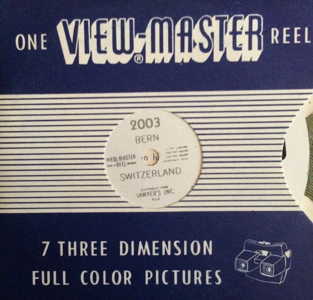 VIEW-MASTER BERN SWITZERLAND UNIQUE PERFECT DISK