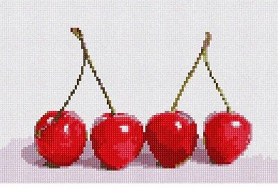 Cherries Needlepoint Kit or Canvas (Home)