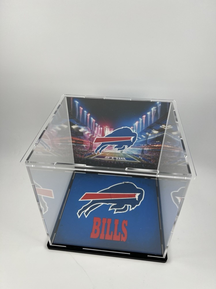 Buffalo Bills Custom Mini Helmet Display or Card Display