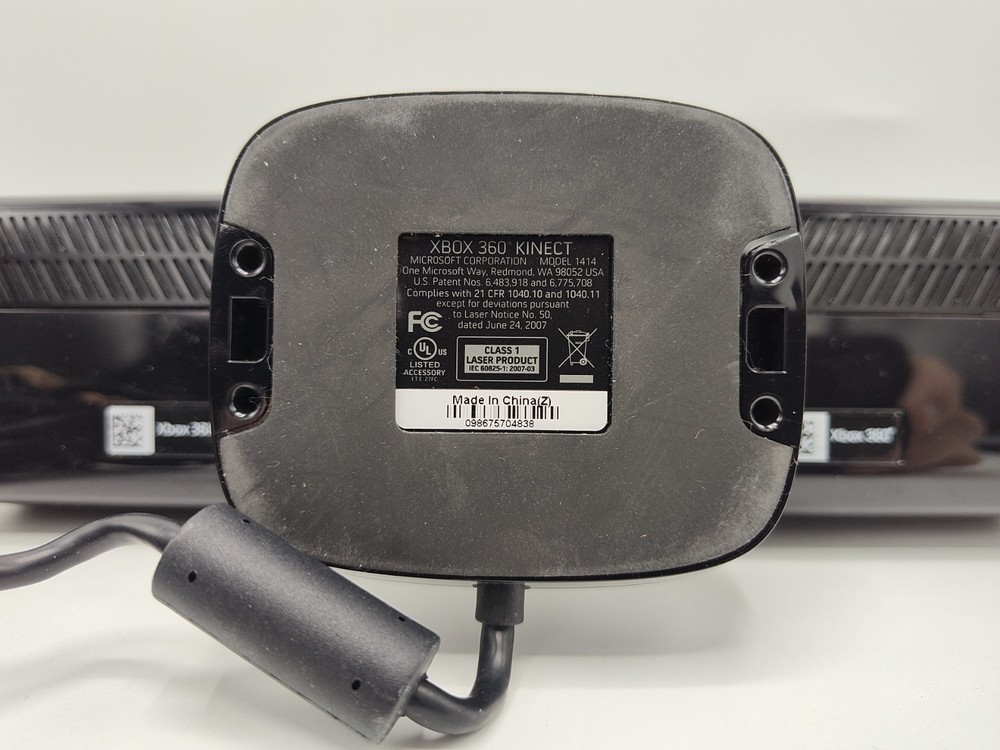 Microsoft Xbox 360 Kinect Sensor Bar + 4 Games Bundle *VGC* Tested* FREE SHIP!