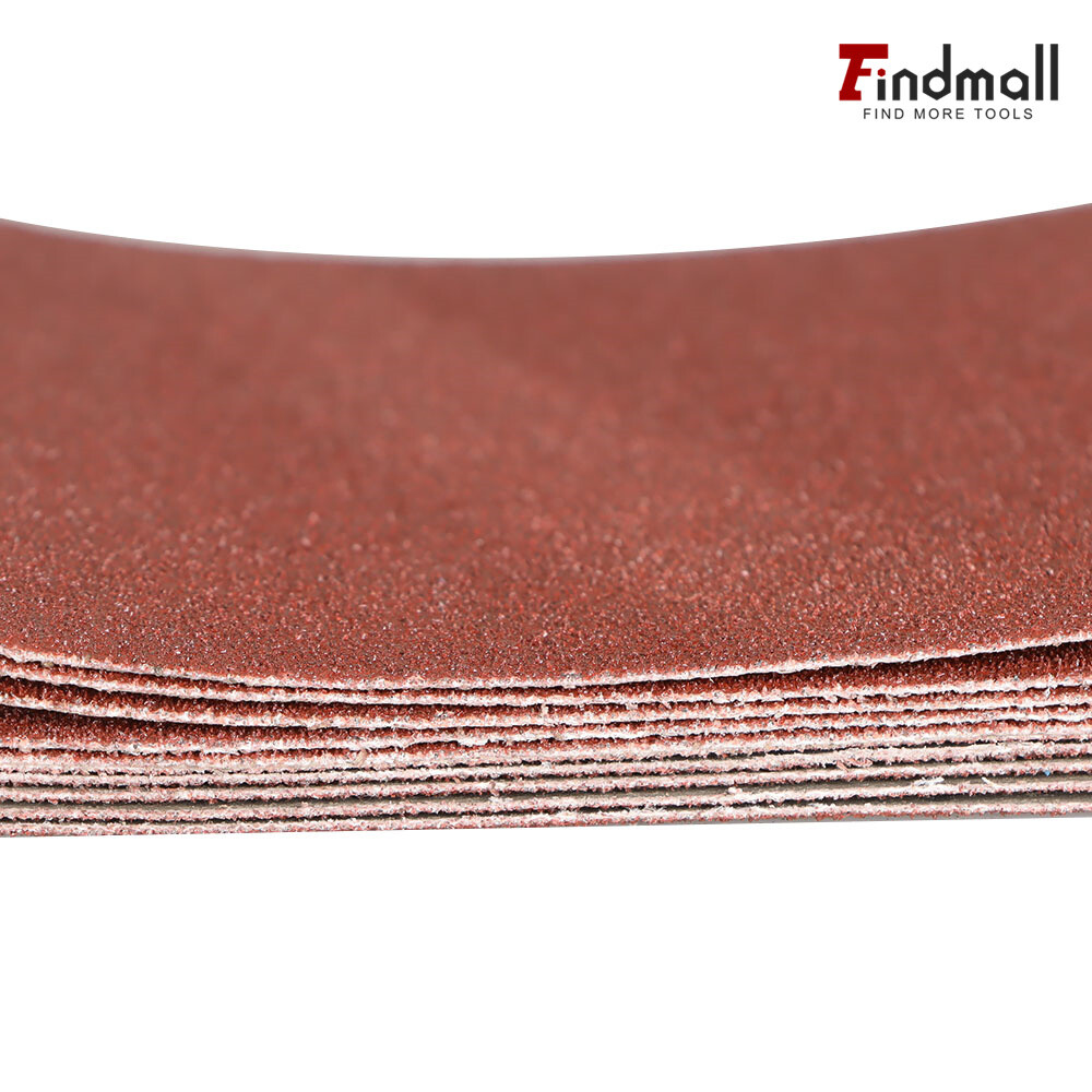 Findmall 5 Pack 6" X 48" 80 Grit Premium Aluminum Sanding Belts