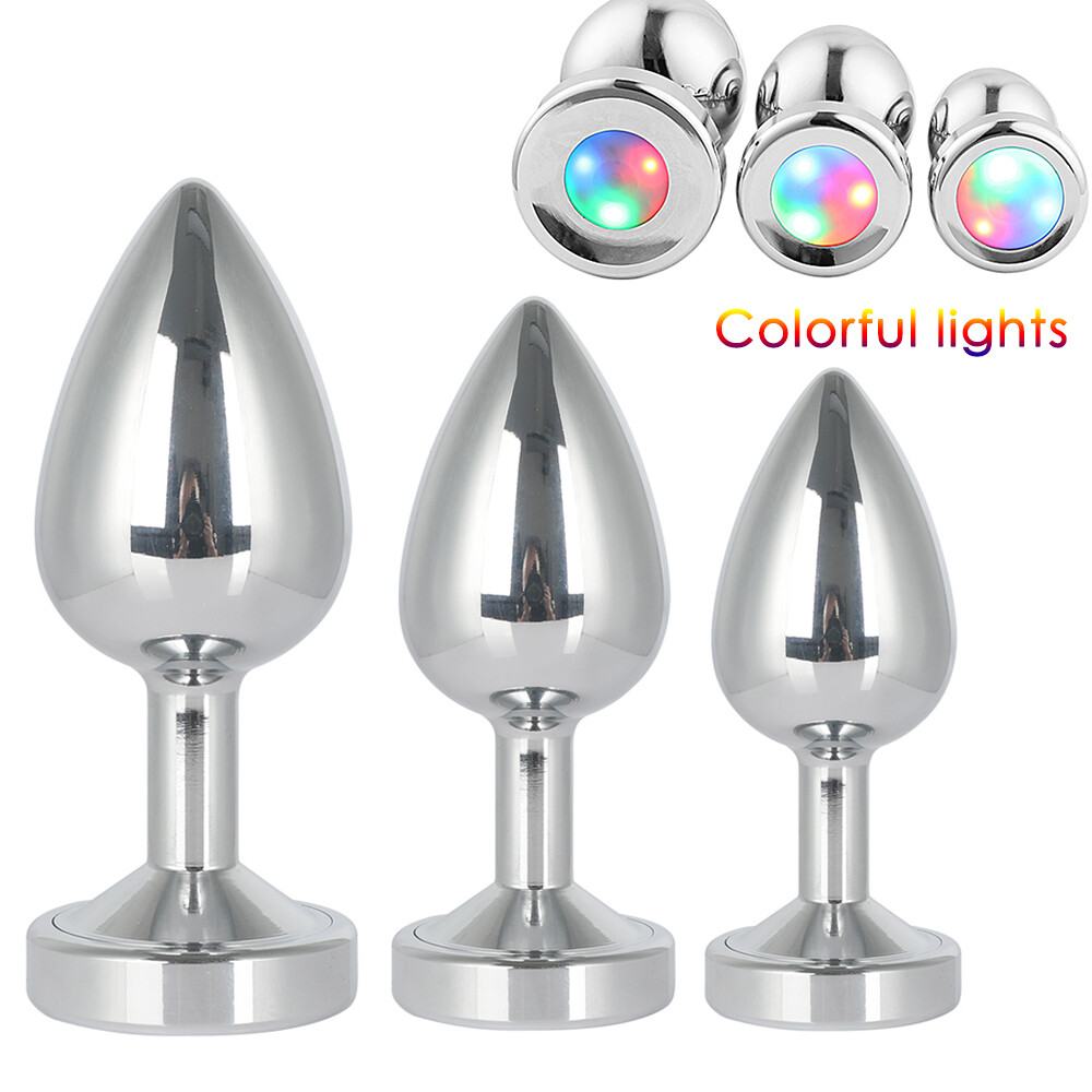L.E.D Light Up Butt Plug (3 Sparkling Patterns) Anal Booty Late Night Light Show