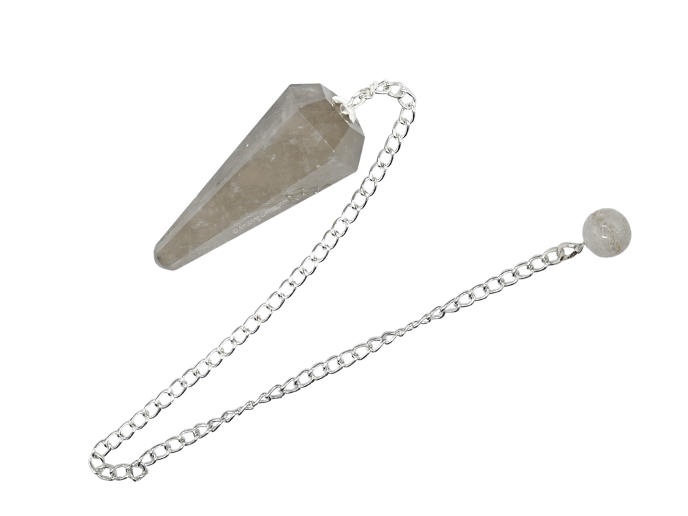 Smoky Quartz Dowsing Crystal Pendulum