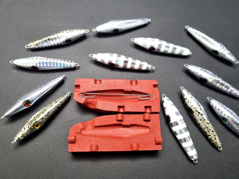 40 g / 1.5 oz Flat Fall Jig Mold