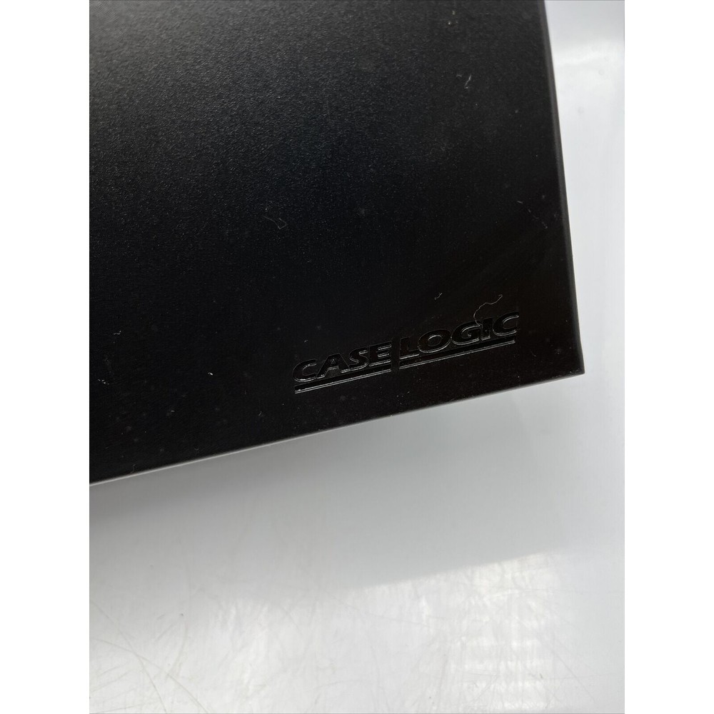 Vintage Case Logic 30 CD Storage Case Holder Wall Mountable with Drop Down Door