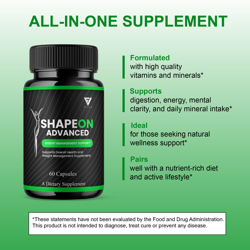 ShapeOn Advanced Capsules, Shapeon Weight Management (60 Capsules)