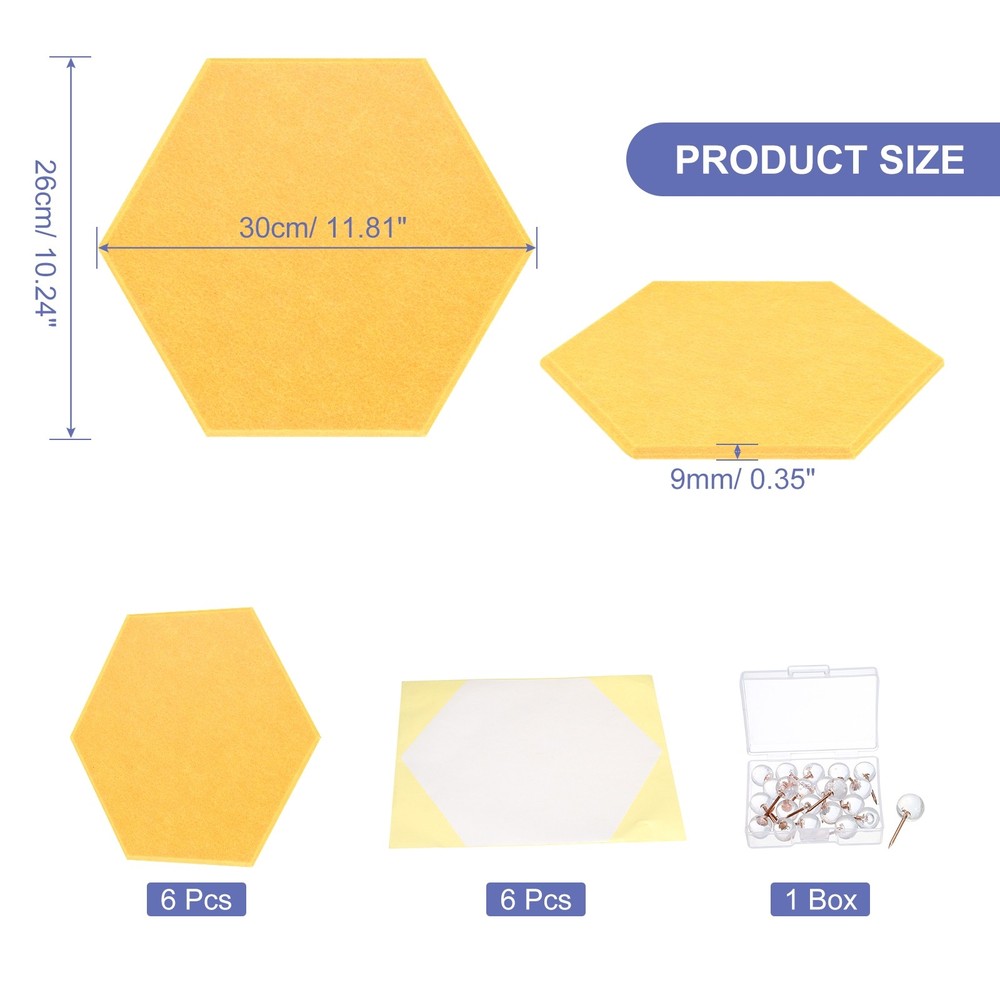 Acoustic Panels for Wall Decoration(Orange)