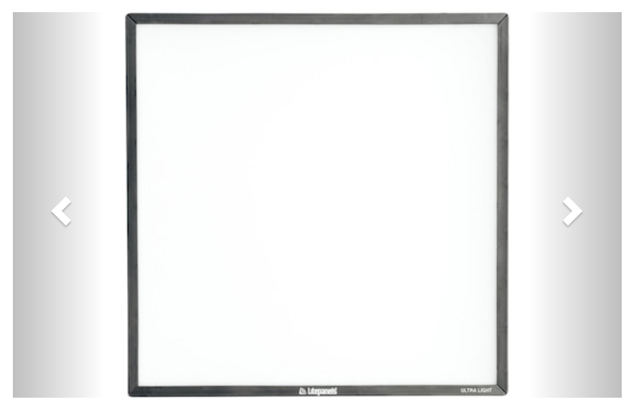 Litepanels Gemini 1x1 Diffuser Ultra Light -Functional, but scratched