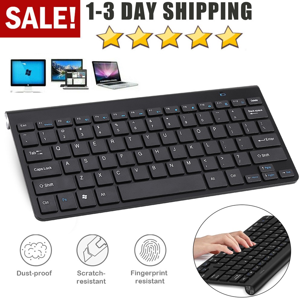 Mini Wireless Keyboard And Mouse Set Waterproof 2.4G For MAC Windows PC Computer
