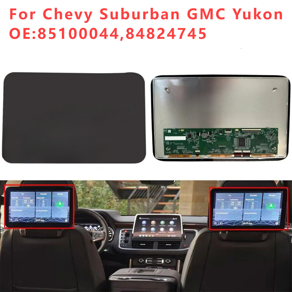 85100044 84824745 LCD Display For 21-24 Suburban GMC Yukon XL Headrest BACK SEAT