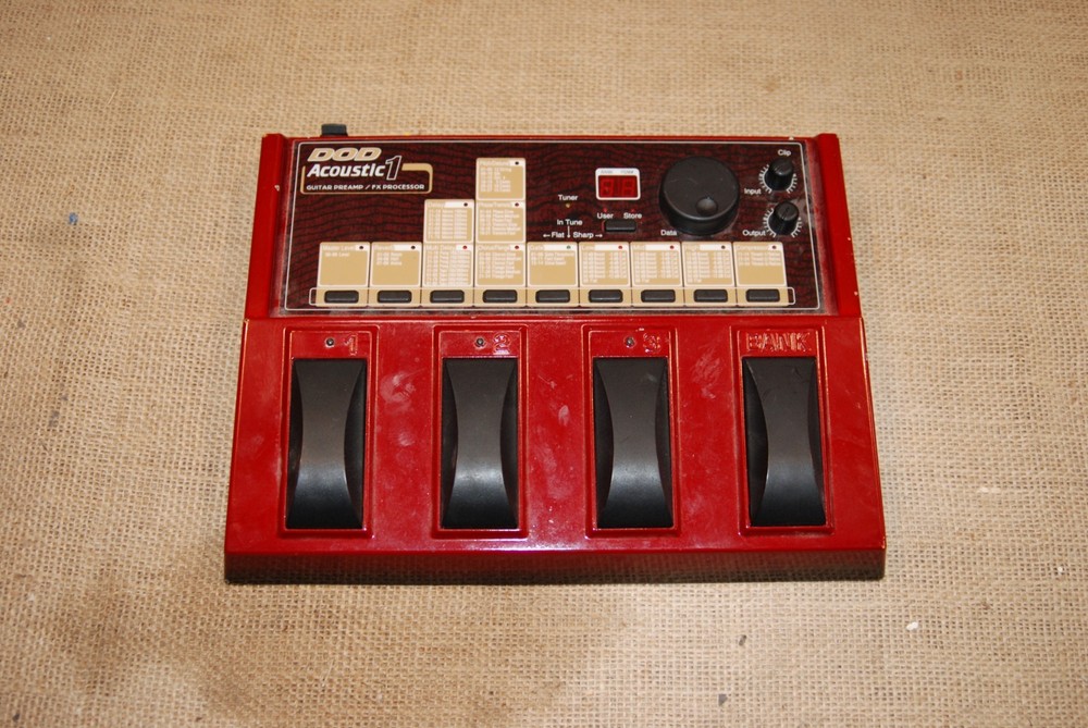 DOD Acoustic 1 Guitar PreAm/FX Processor