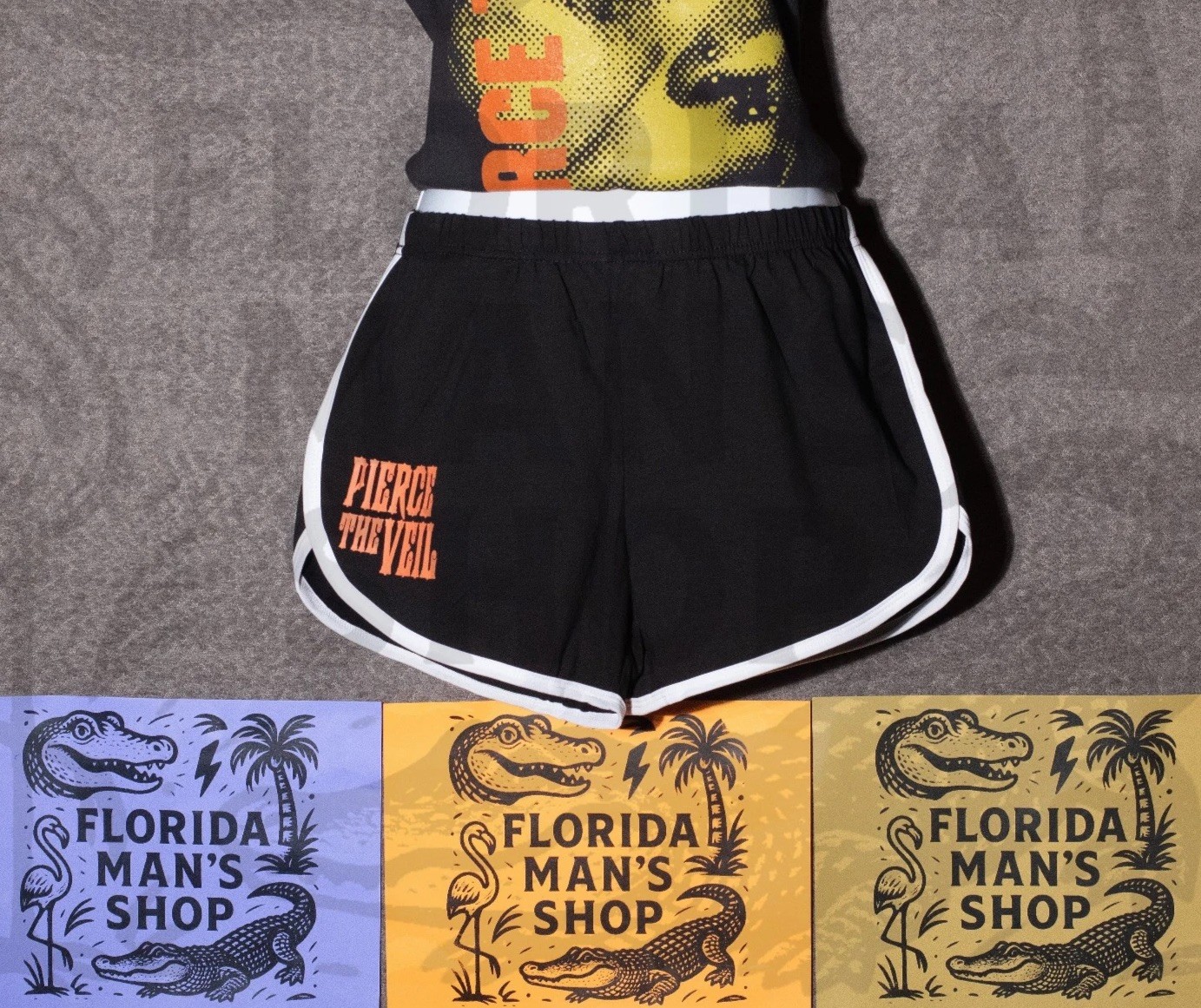 PIERCE THE VEIL Official 2025 - I Can't Hear You Tour - 'DOLLFACE' Womens Shorts