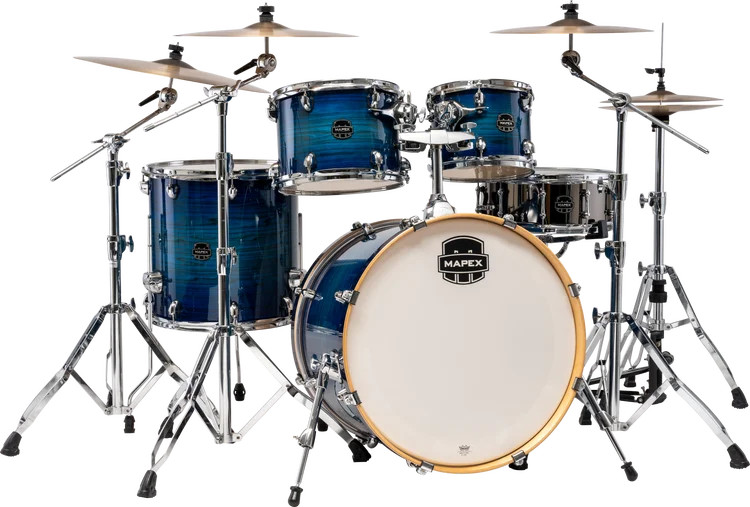 Mapex Armory 5-piece Rock Shell Pack - Blue Wave Burst