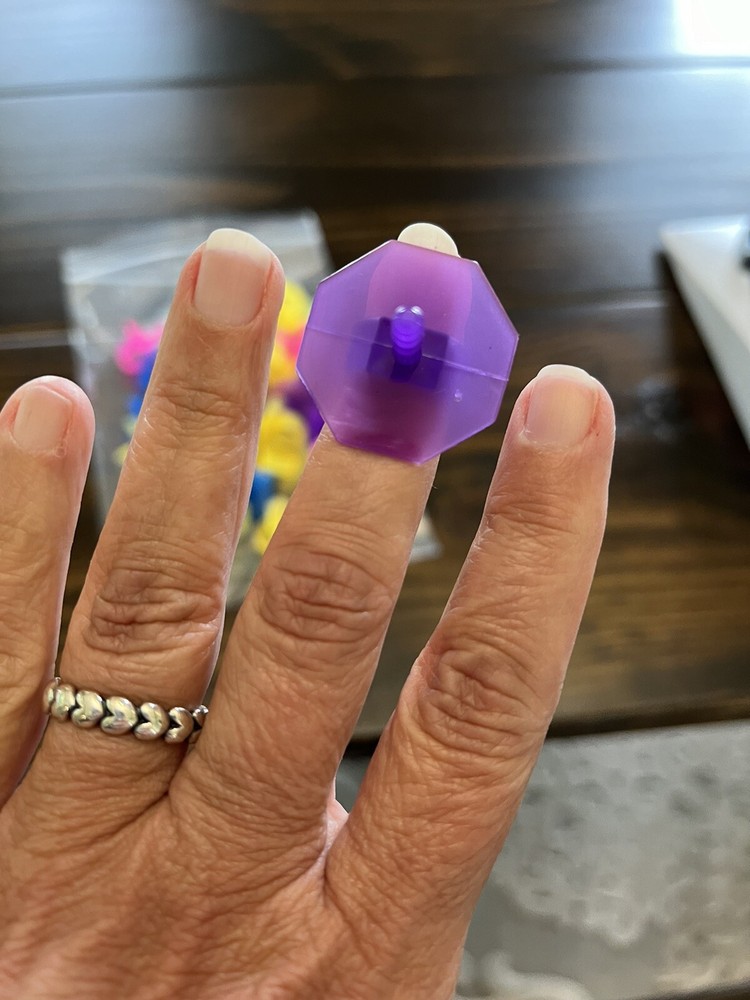 Plastic ring pop ring bases (50 ct.) for homemade ringpops
