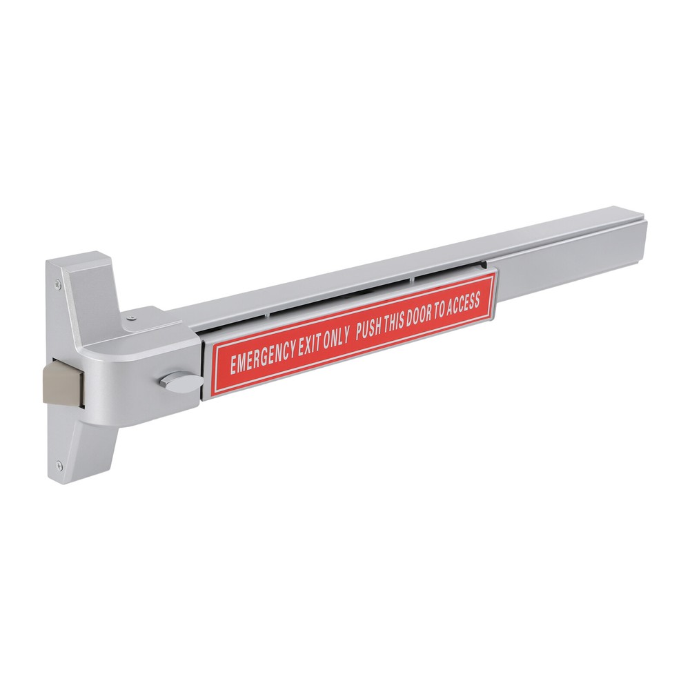 Door Push Bar Hardware Panic Exit Device Latch Emergency For 30"-36" Single Door
