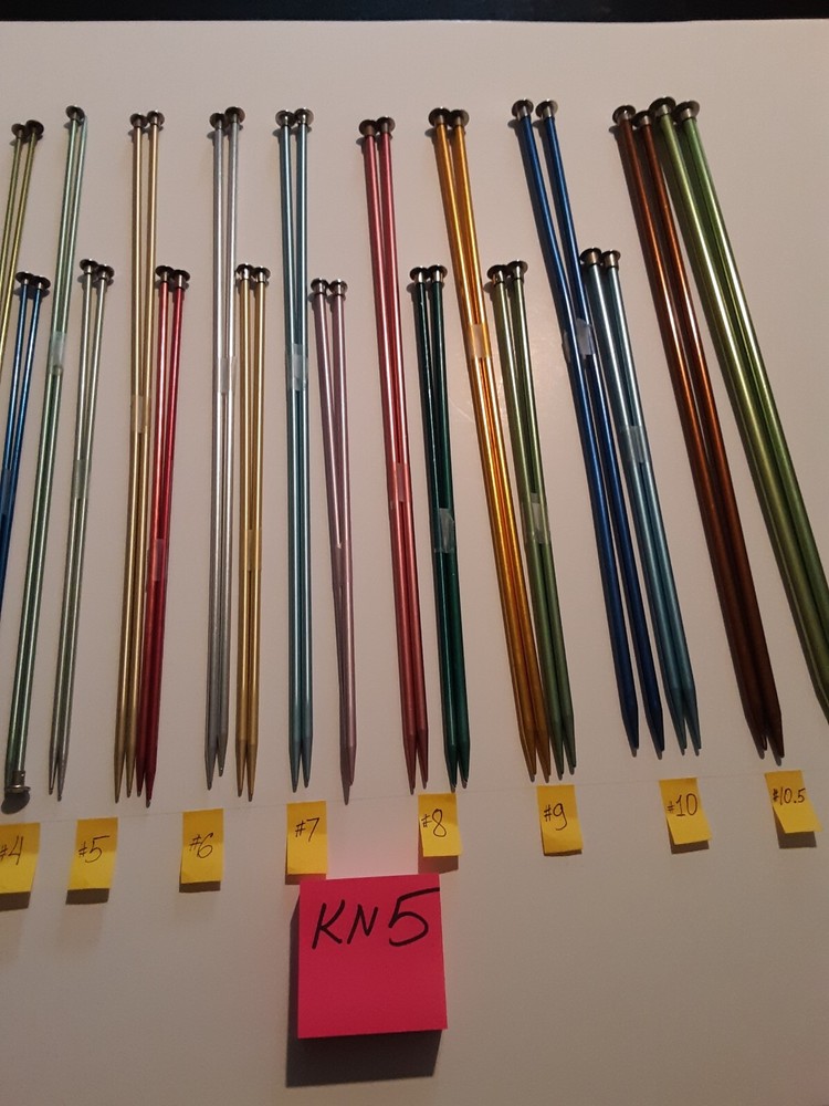 21 Complete Sets Single Point Knitting Needles Boye, Bates, other, 14", 10"