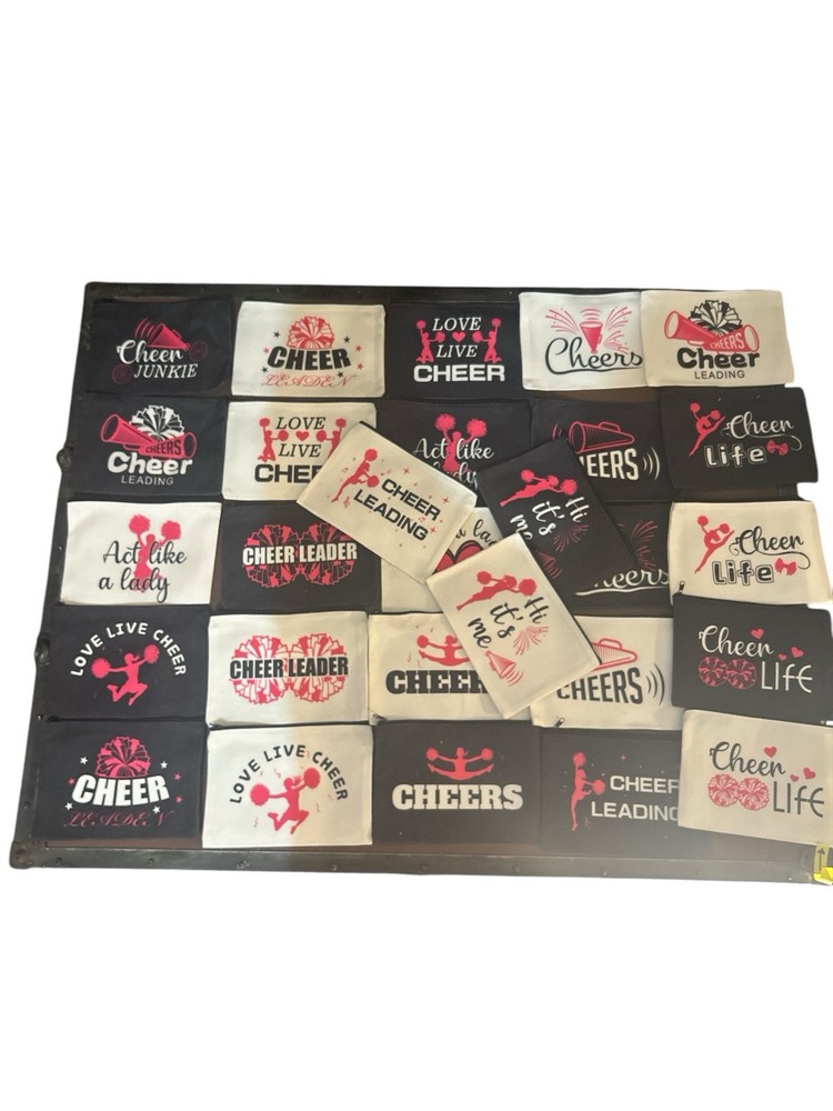 Cheerleading Makeup Pouches
