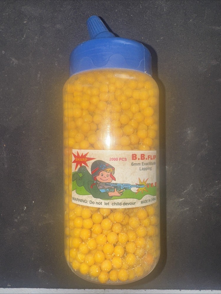 B.B.FLIP 6mm Exactitude Lapping 2000 PCS Pellets