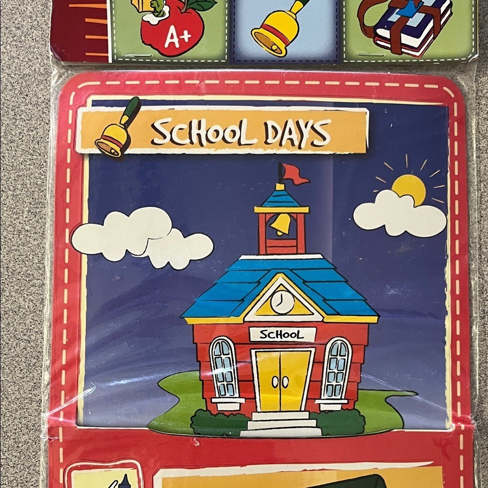 School Days Magnets Set - Multicolor 2 Packs