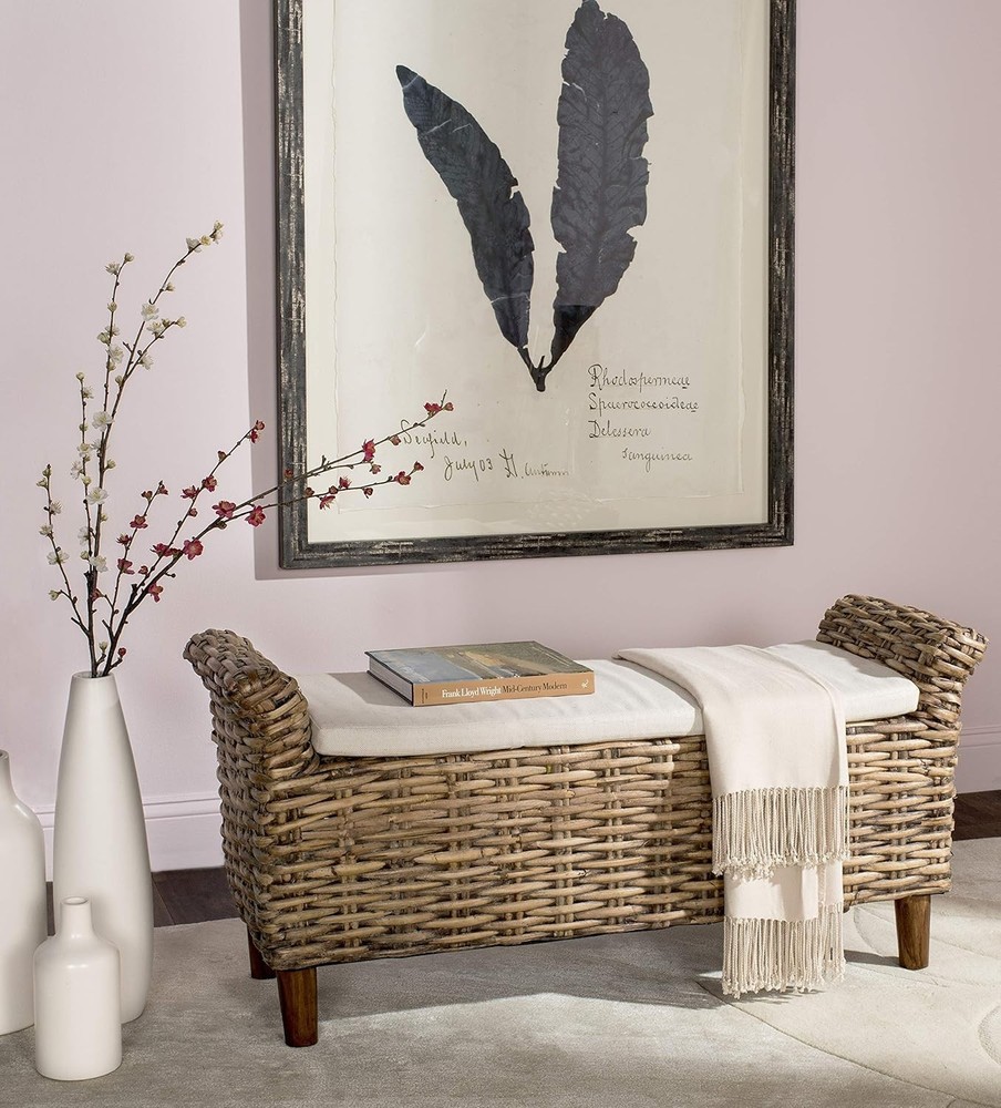 Home Collection Palermo Brown & Eggshell Bench