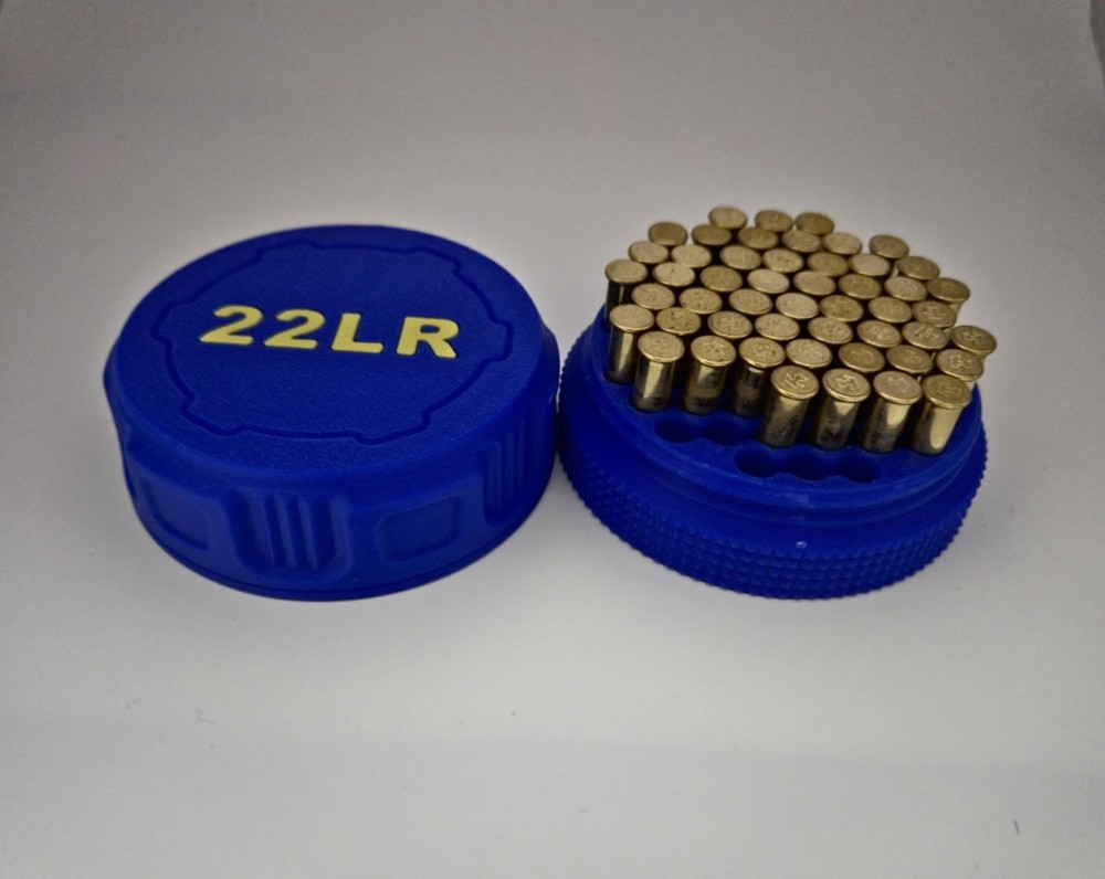 3D Printed .22LR Ammo Puck – Compact, Stackable Storage for 55 Rounds