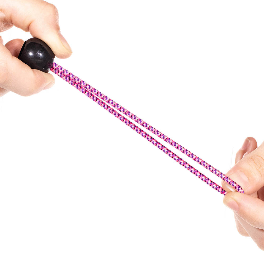 10 Ft 1/8-In Shock Cord with 5 Ball Bungee Cord Tie Down, Canopy Variety Color