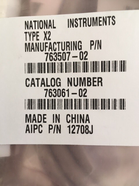 National Instruments 763507-02 (763061-02) Type X2 Cable GPIB cable