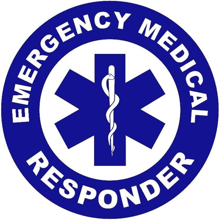 EMERGENCY MEDICAL RESPONEDER STICKER