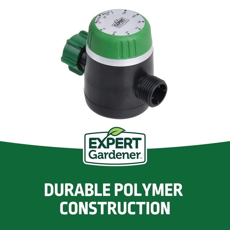 Mechanical Faucet Timer 120 Min Watering Controller No Batteries Easy Use