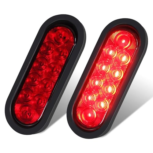 Magnetic Wireless Trailer Lights, Rechargeable LED Trailer Light for Black