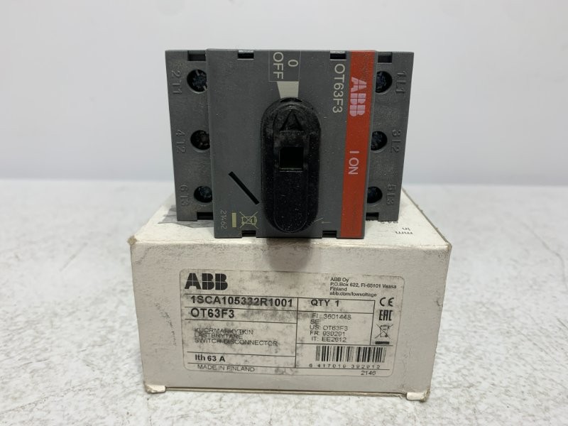ABB OT63F3 Disconnect Switch 60A 600V 3-Pole