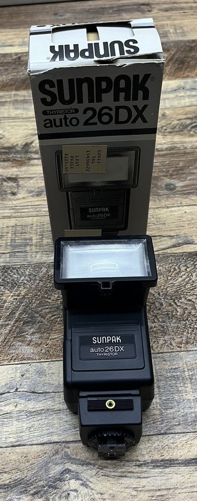SUNPAK Auto 26 DX THYRISTOR Electronic Flash Unit Tested