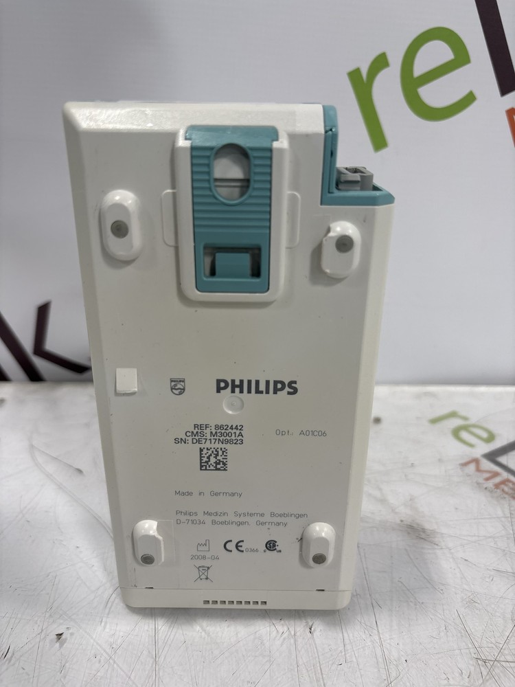 Philips M3001A-A01C06 Fast SpO2, NIBP, ECG, Temp, IBP MMS Module