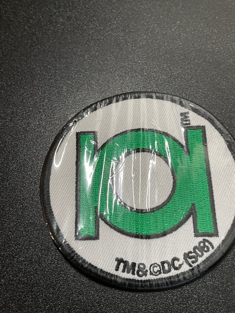 GREEN LANTERN IRON ON PATCH TM & DC NEW 3"